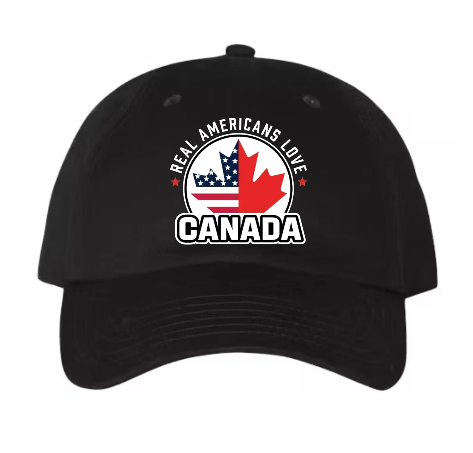 Real Americans Love Canada embroidered hat