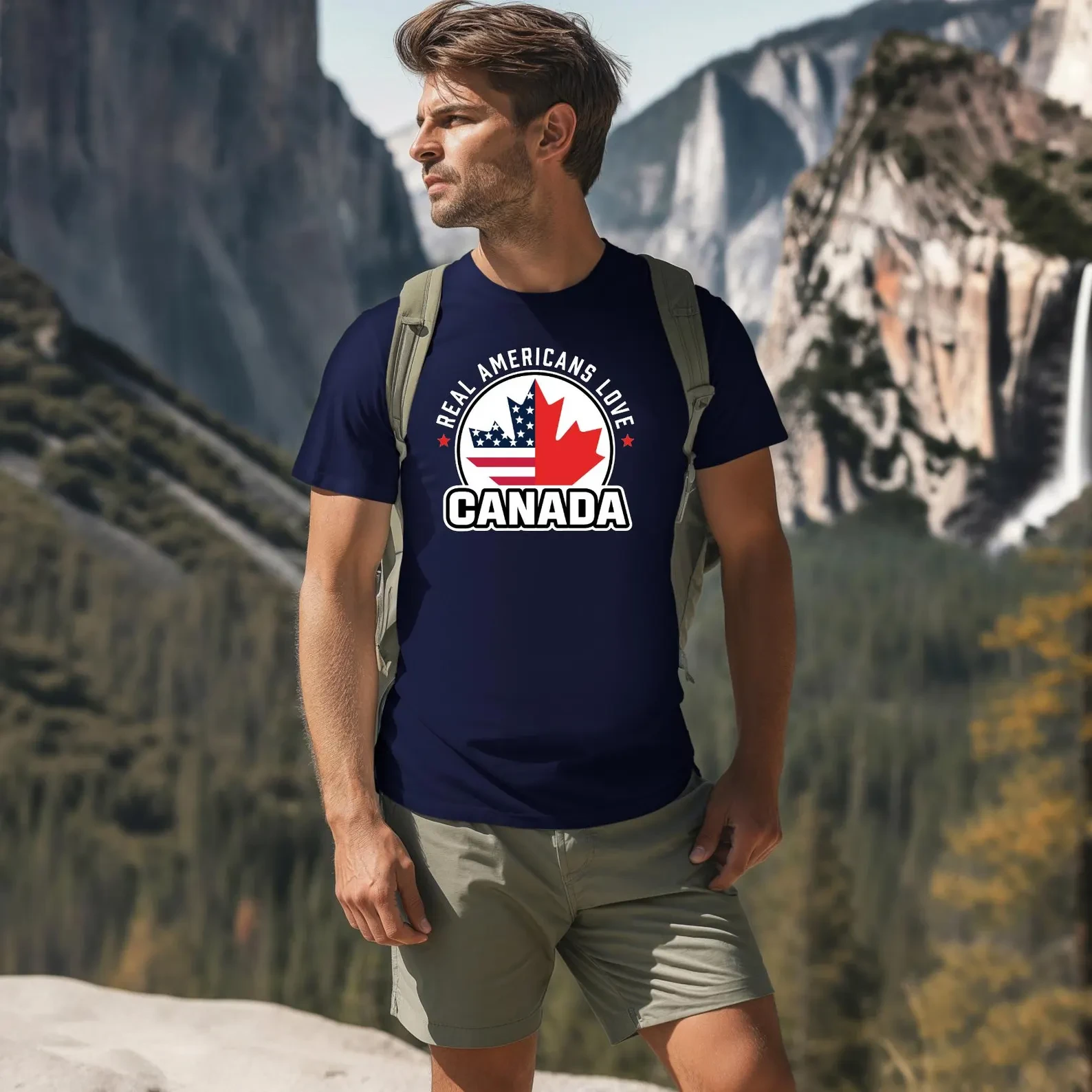 Real Americans Love Canada t-shirt