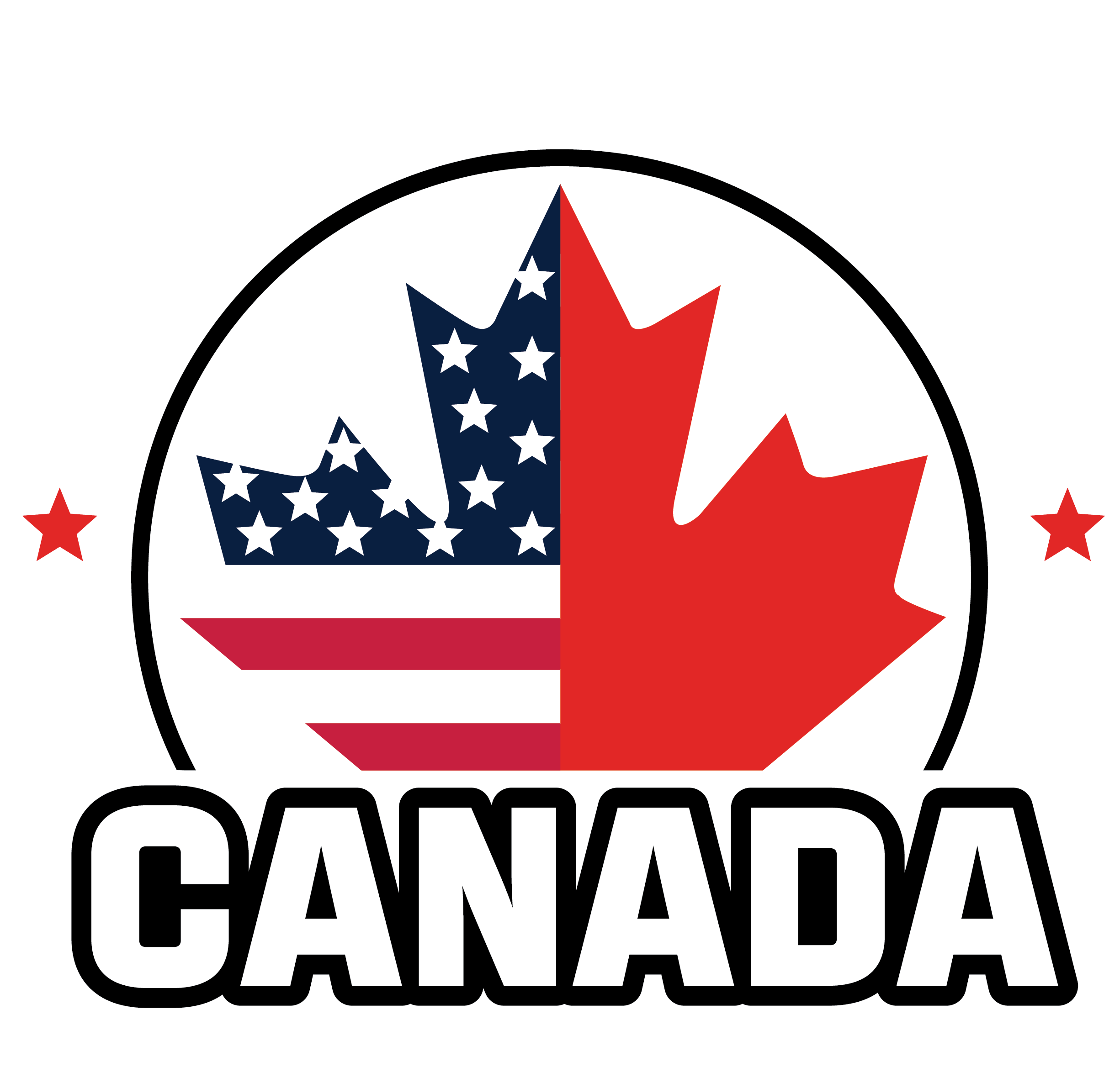 Real Americans Love Canada logo